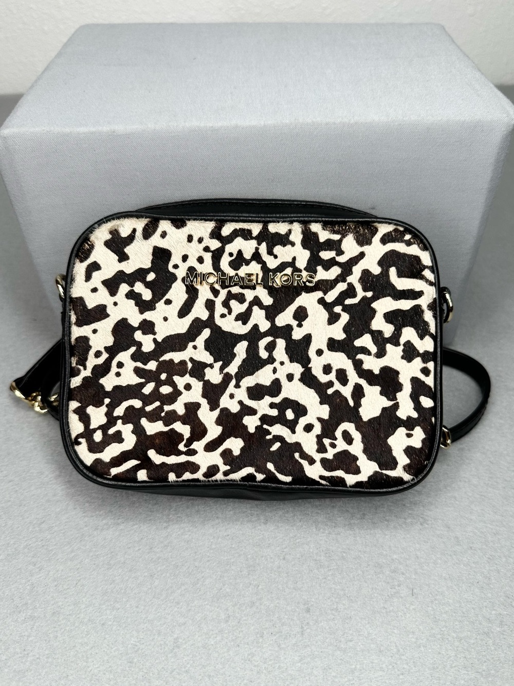 Michael Kors calf hair crossbody bag